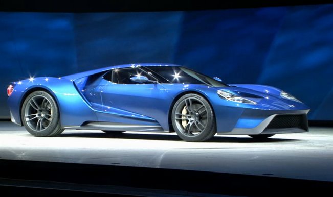 Ford Gt Supercar Sneak Peek Catch A Glimpse Of The Sexy New Car At Detroit Auto Show