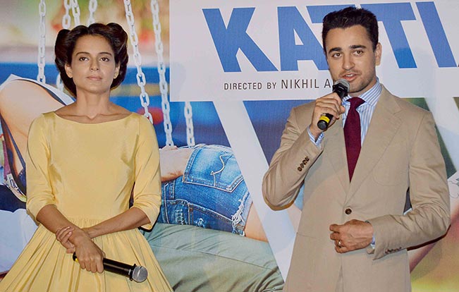 Kangana Ranaut And Imran Khan Launch The Trailer Of Katti Batti