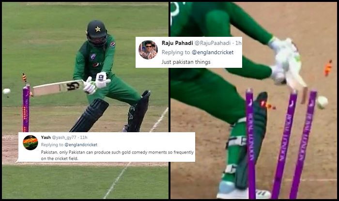 Eng Vs Pak Shoaib Malik TROLLED After Bizarre Hit Wicket During 4th