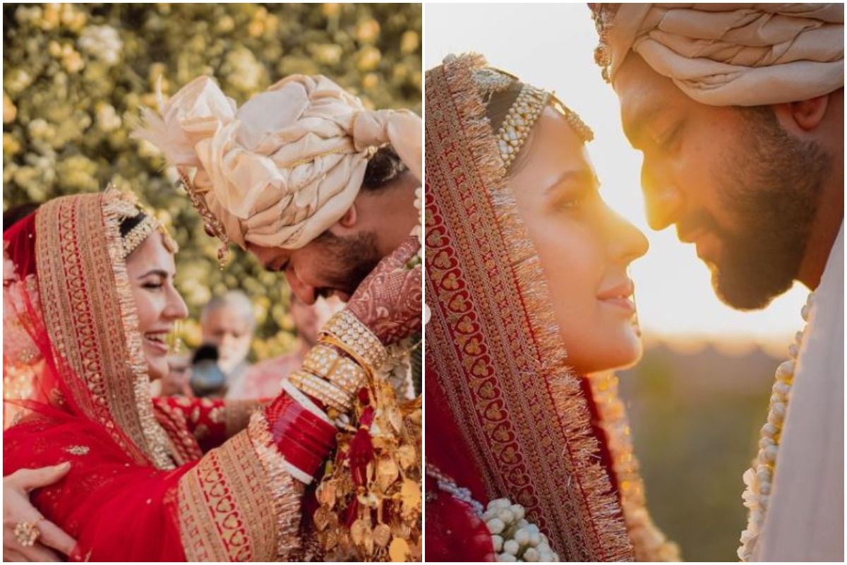 Katrina Kaif Vicky Kaushal Share Official Wedding Photos That Speak