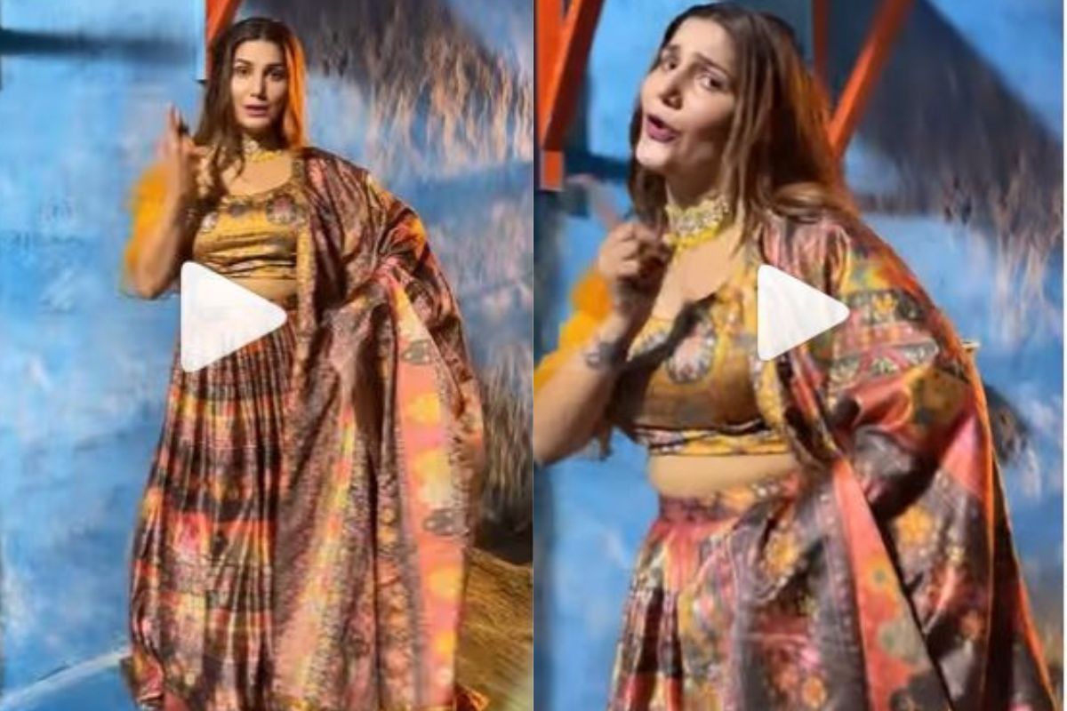 Sapna Choudhary Dances In Beautiful Lehenga On Her New Haryanvi Song