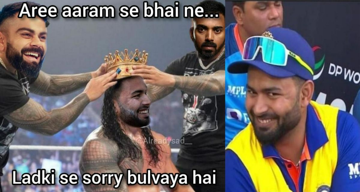 Urvashi Rautela Apologising To Rishabh Pant Spawns Meme Fest On Social