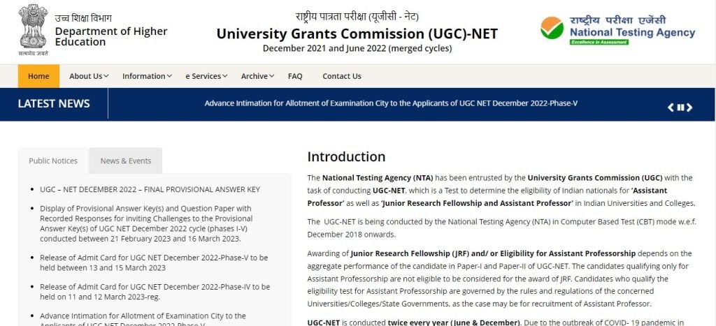 Ugc Net Result Declared At Ugcnet Nta Nic In Check Direct Link