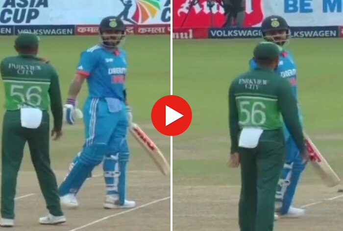 Virat Kohli Babar Azams Bromance Moment Caught On Cam During Ind Pak