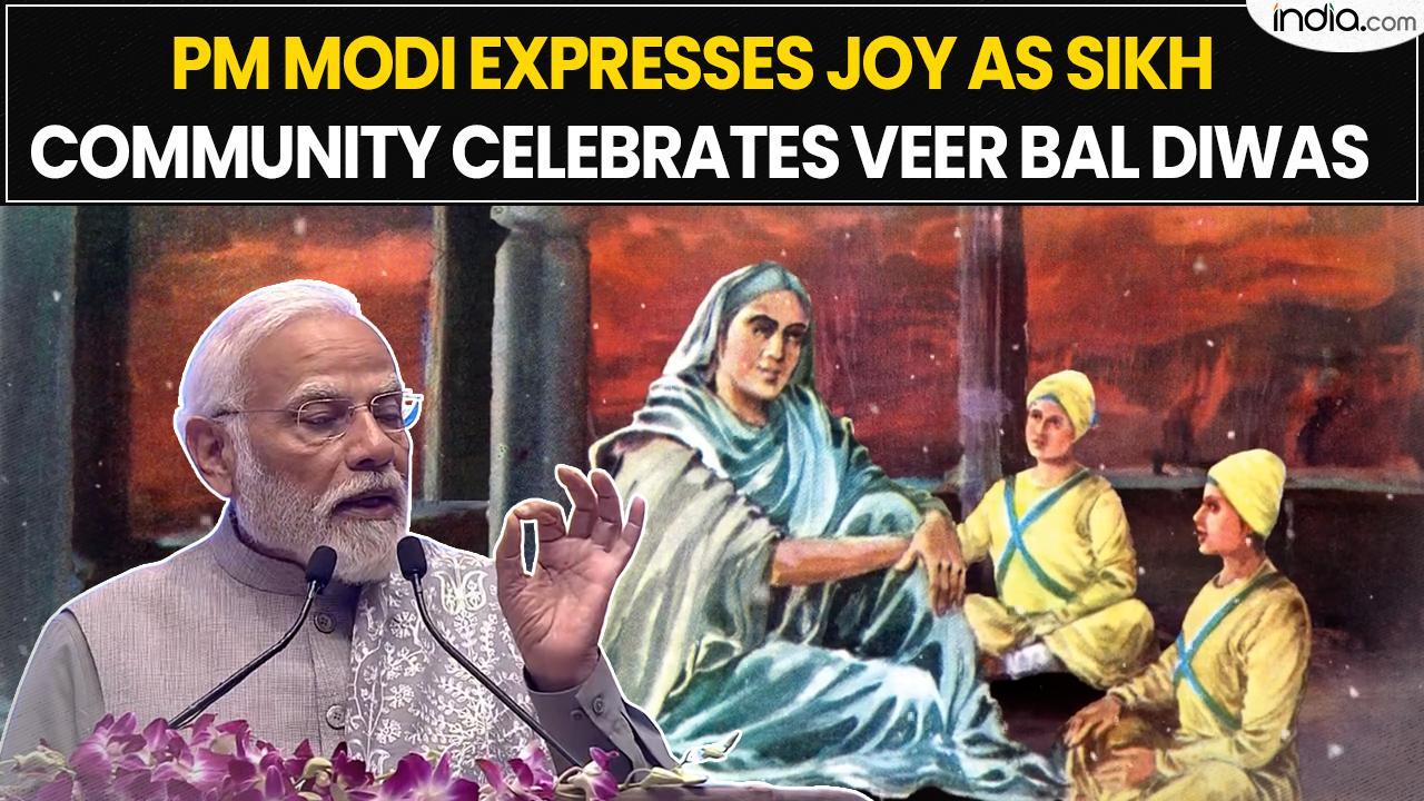 Watch Pm Modi Expresses Joy As Sikh Community Celebrates Veer Bal