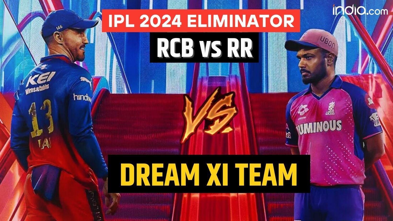 IPL 2024 Eliminator RCB VS RR Dream11 Predictions Fantasy Tips