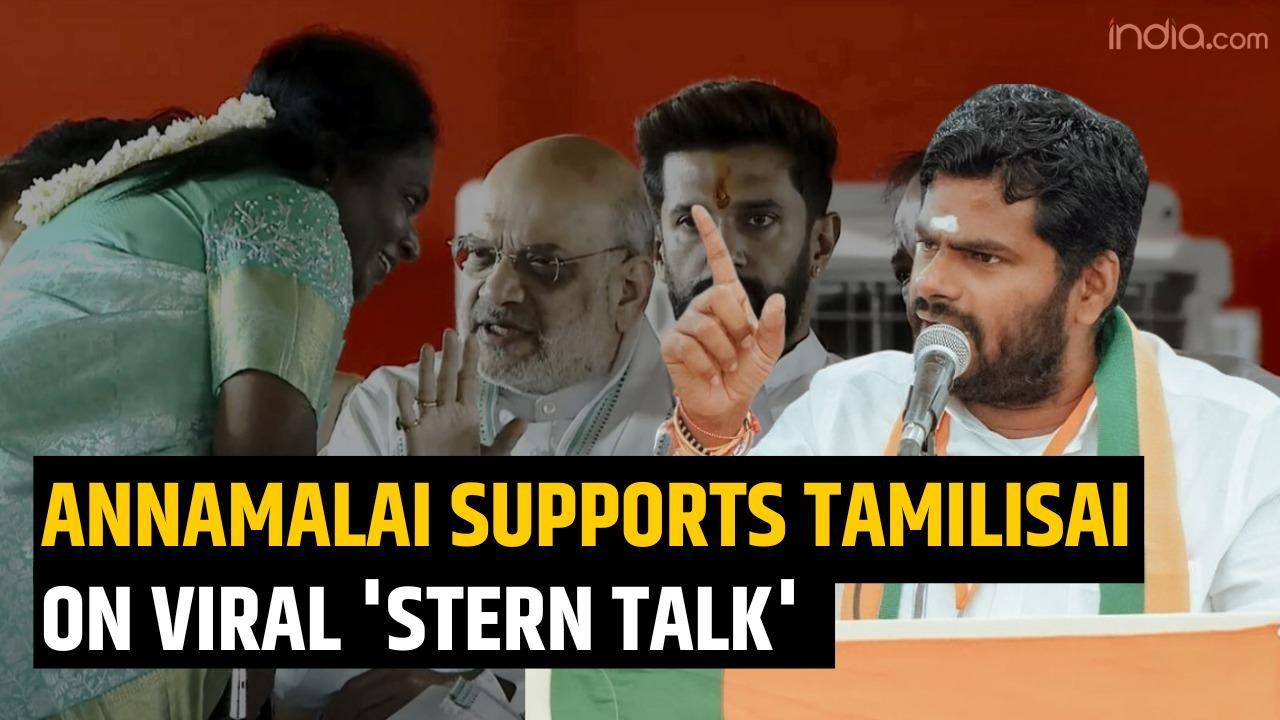 Annamalai Supports Tamilisais Clarification On Viral Stern Talk With