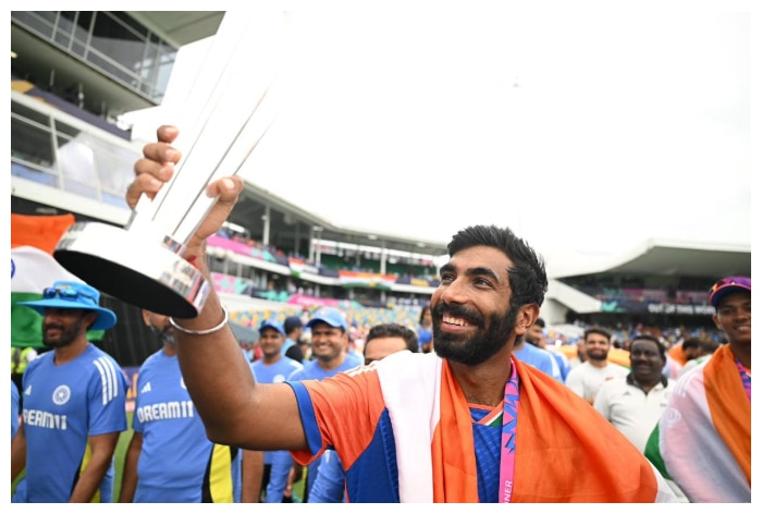 Jasprit Bumrah Gifts T World Cup Winners Medal To Son Angad Embraces