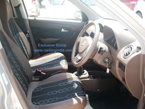 Maruti Suzuki Alto 800 interiors shown in detail