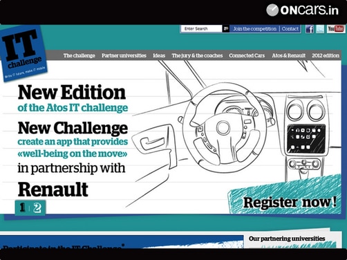 Atos-Renault  announces contest for most useful car app