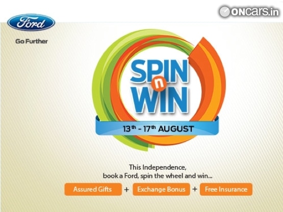 Car deal of the day: Ford announces 'Spin n Win' offer Car deal of the day: Ford announces 'Spin n Win' offer