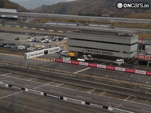 Honda Amaze drive at Twin Ring Motegi, Japan