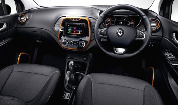 Renault captur интерьер