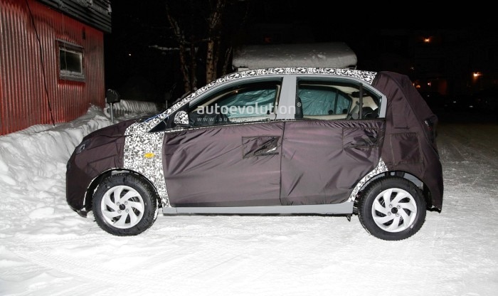 Hyundai Santro 2018 side profile