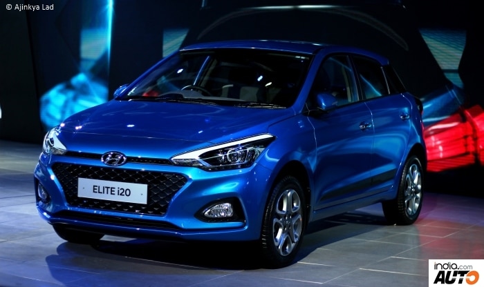 2018 Hyundai Elite i20 Facelift front left quarter