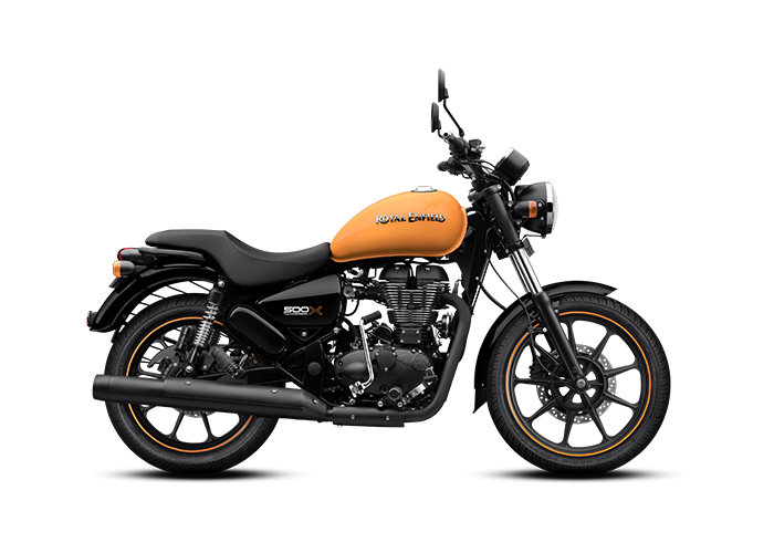 Royal Enfield Thunderbird X Getaway Orange Side Profile