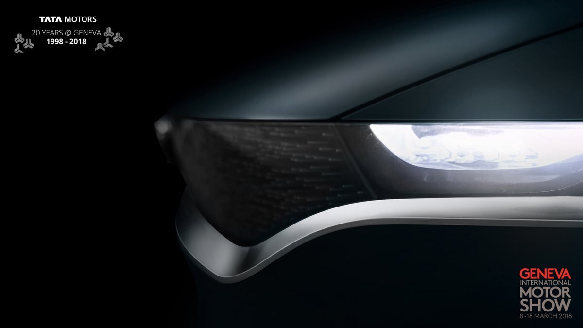 Tata Sedan Concept headlights & grille