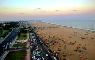 Known as the Pride of Chennai, the Marina beach stretches for about 13 km making it the second longest beach in the country. The urban beach has white sand and is considered to be one of the cleanest and busiest beaches in India. About five km from Chennai city centre&hellip;