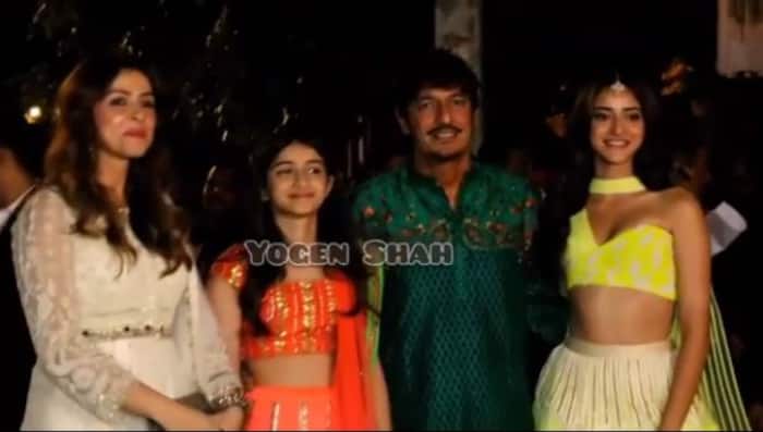 Chunky pandey with family