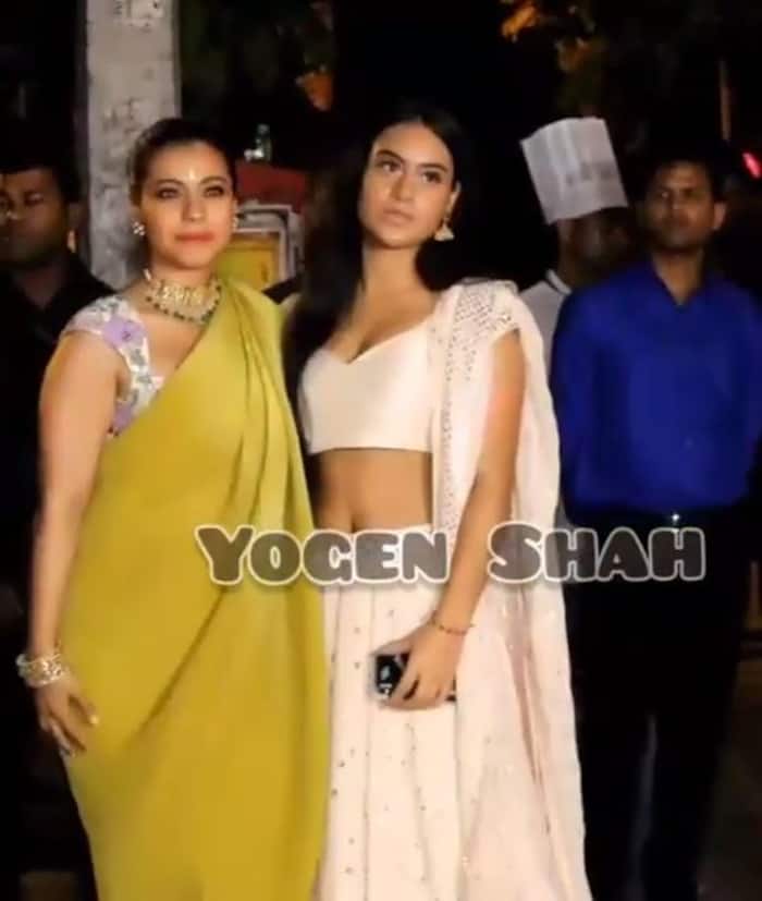 Kajol with family