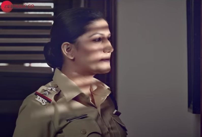 Sapna Choudhary As Cop