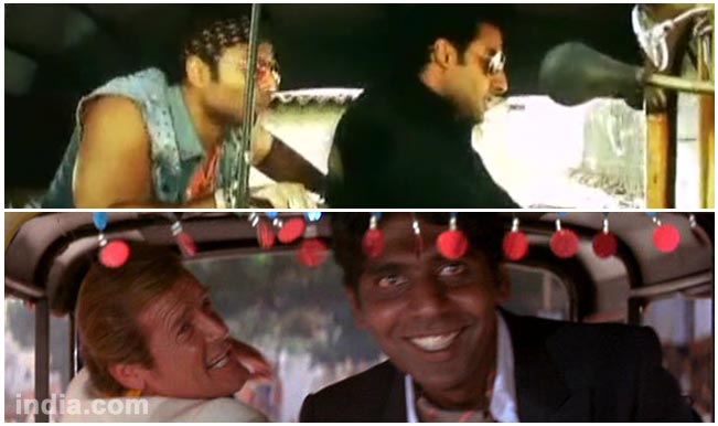 Dhoom 3 and James Bond’s Octopussy dhoom-3-autorickshaw-bond