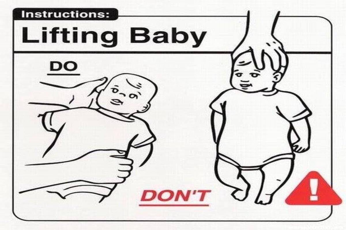 Funny illustrations on taking care of a baby | India.com, image size:1200x800