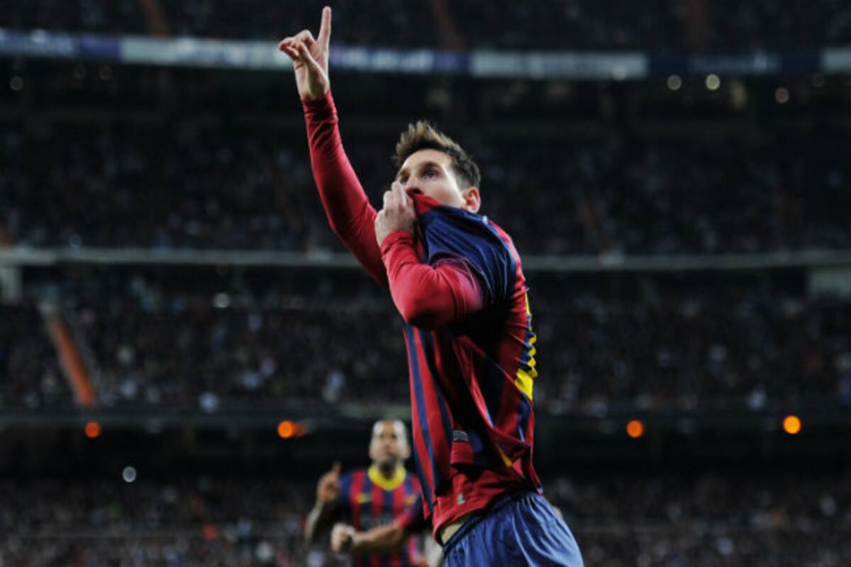 Lionel Messi celebration vs Real Madrid: Barcelona legend's