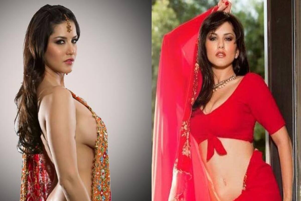 Sunny Leone Red Sarre Xxx - Sunny Leone can look sexy even in a traditional sari! | India.com