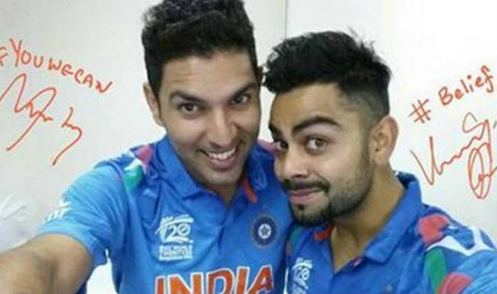 Now Yuvraj Singh and Virat Kohli snapped posing for selfie! | India.com
