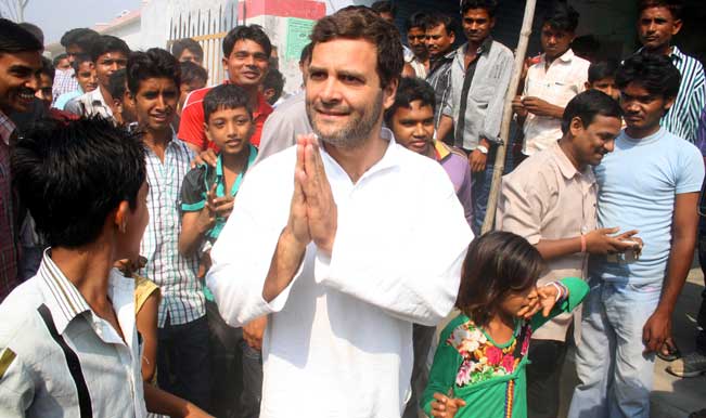 Congress-vice-president-Rahul-Gandhi-visits-polling-booths-during