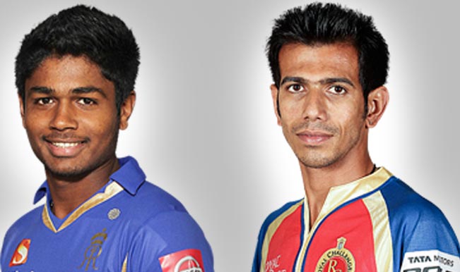 Ipl 2014 Royal Challengers Bangalore Rcb Vs Rajasthan Royals Rr Yuzvendra Chahal Vs Sanju 3783