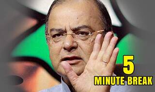 Union Budget 2014 Live: Finance Minister Arun Jaitley took an unexpected 5 minute break