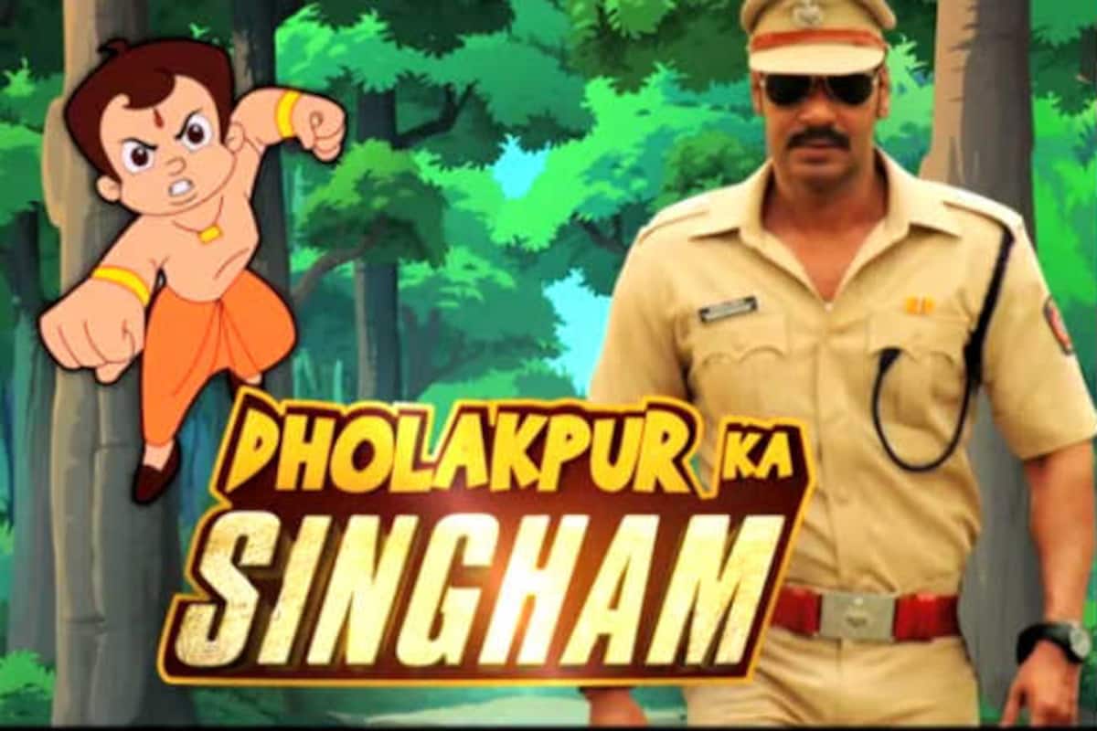 Watch: Ajay Devgn and Chhota Bheem in 'Dholakpur Ka Singham' song |  