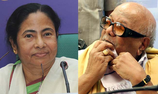 Image result for karunanidhi Mamata Banerjee