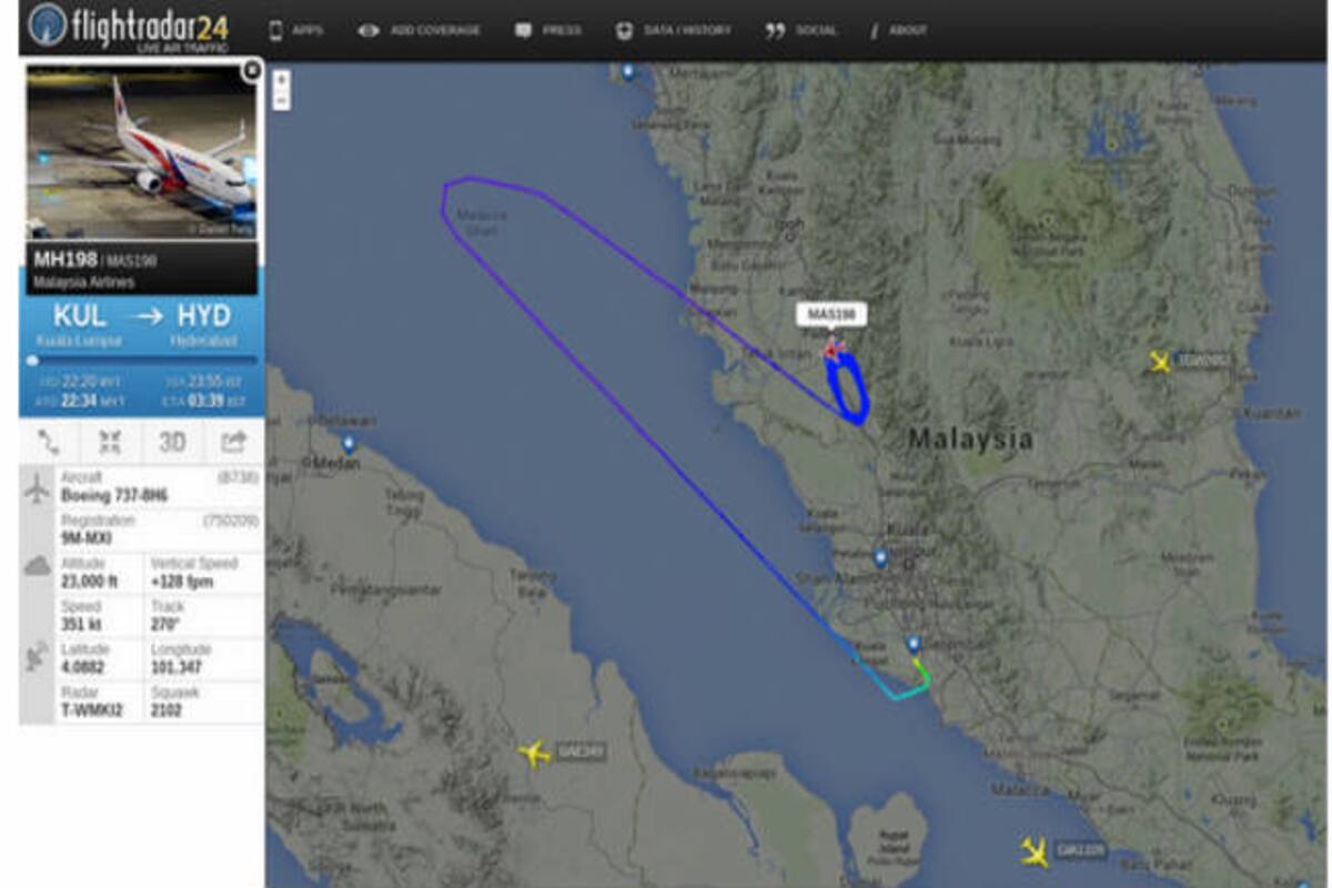 malaysia airlines mh198 safe after ill