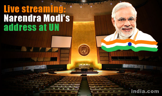 Prime Minister Narendra Modi's UN address watch live stream online: Narendra Modi's speech at 69th session of United Nations General Assembly
