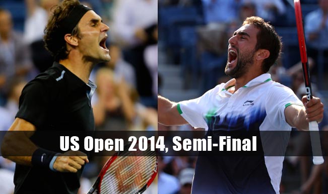Roger Federer vs Marin Cilic Live Updates US Open 2014 Semi-final Marin Cilic beats Roger Federer 6-3, 6-4, 6-4 India
