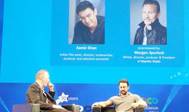 Aamir Khan at MIPCOM 2014