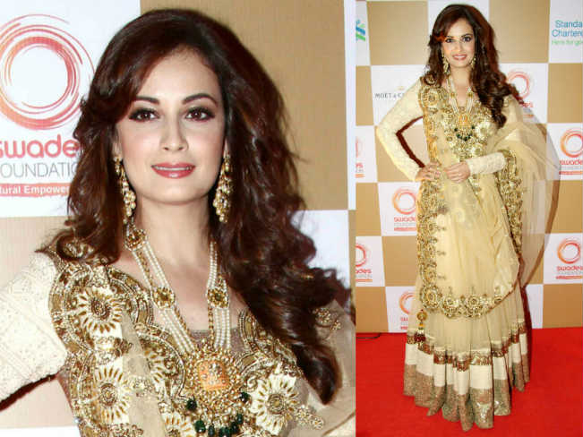 Dia Mirza lights up Lakme Fashion Week | Bollywood News - The Indian Express