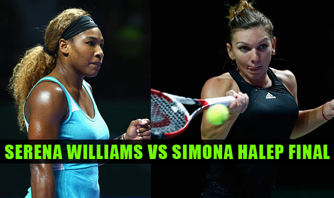WTA Tour Finals Singapore 2014 Tennis Live Streaming Serena Williams vs Simona Halep on Finals India