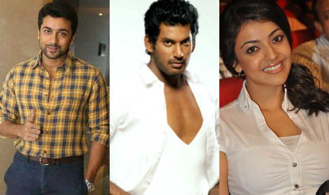  Suriya, Vishal Krishna Reddy and Kajal Agarwal reach out to cyclone-hit victims