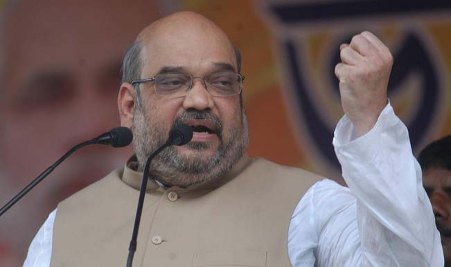 Amit Shah urges people to give majority to Bharatiya Janata Party in ...