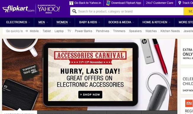 Flipkart-Yahoo tie-up: Yahoo homepage offers links to exclusive Flipkart marketplace