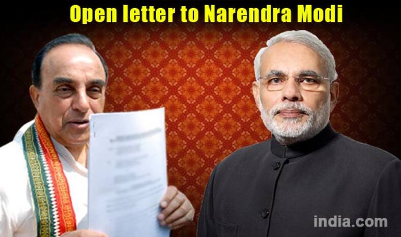 Black Money List: Subramanian Swamy lists 6 steps to bring back black money in an open letter to Narendra Modi