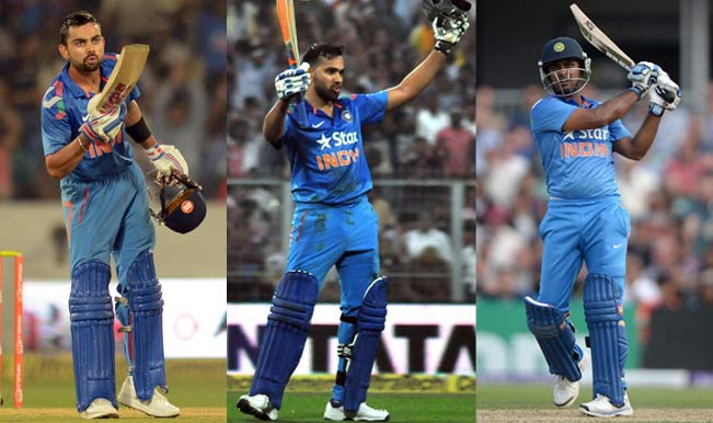 Rohit Sharma-Virat Kohli-Ambati Rayudu