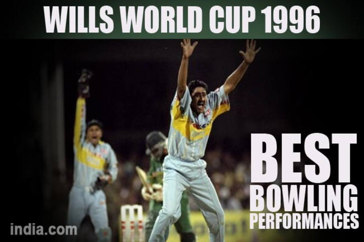 Wills World Cup 1996: India's Anil Kumble tops wickets table Wills World Cup 1996: India's Anil Kumble tops wickets table