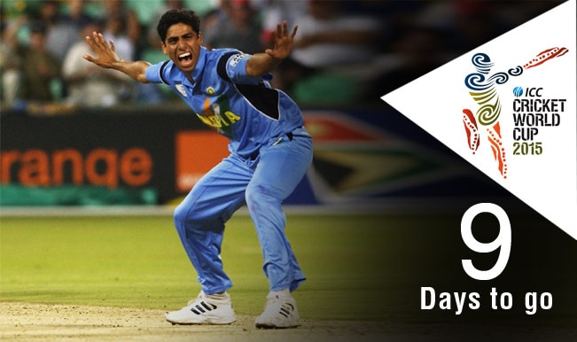 Icc Cricket World Cup 15 Countdown Day 9 Ashish Nehra Stuns England With His Magic Spell Of 6 23 In 03 World Cup India Com