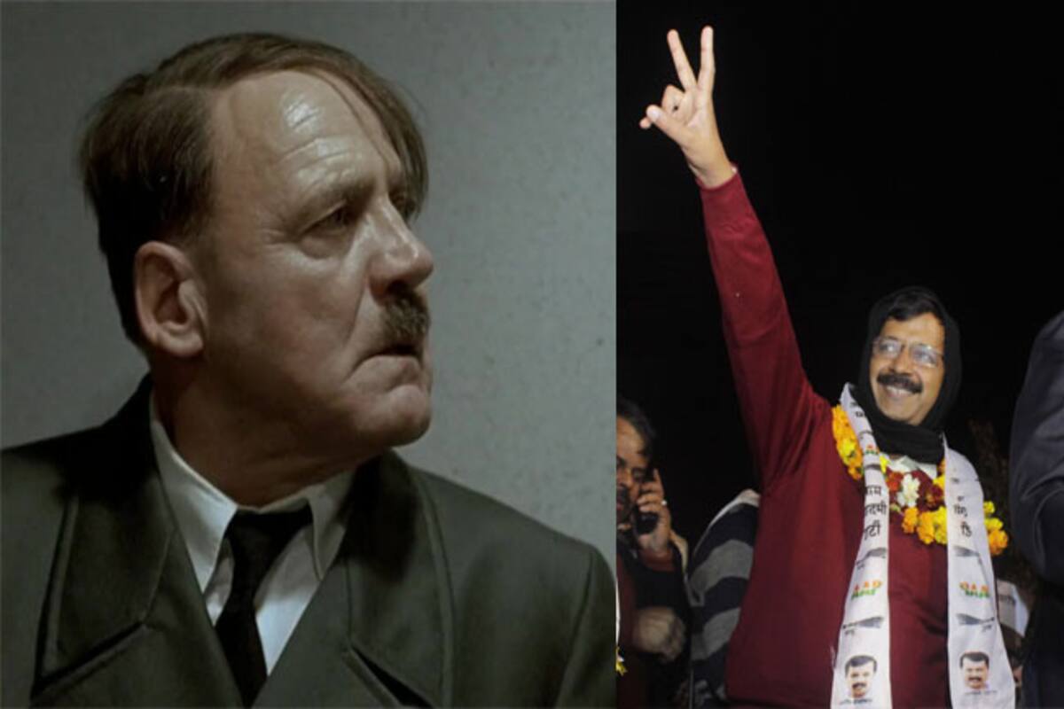Adolf Hitler fumes as Arvind Kejriwal's AAP annihilates BJP and Congress in  Delhi – Watch Video 
