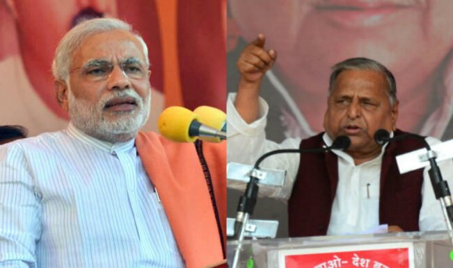 Narendra Modi attends Mulayam Singh Yadav kin’s pre-wedding ceremony ...